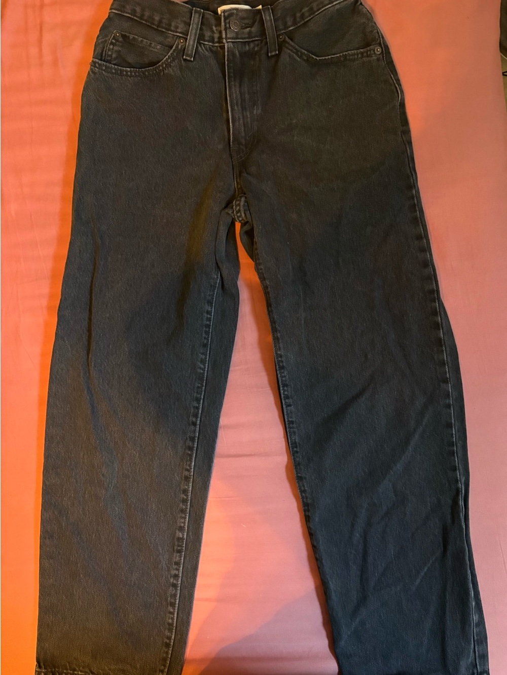 Levi’s ’94 Baggy Jeans Size 27 Black High Rise Relaxed Y2K Denim